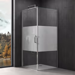 Parfait jusque dans les moindres détails - montrez votre style personnel. Cabine de douche avec porte auto-levante Profondeur ...