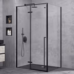 Parfait jusque dans les moindres détails - montrez votre style personnel. - Paroi de douche design avec sa porte pivotante et ...