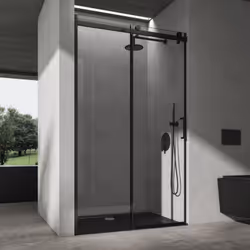 Porte de douche design doporro Teramo19K | Pare douche coulissante | Idéal pour une douche à l'italienne en niche Dimensions: ...