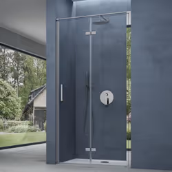 ✅ Porte de douche pivotante et pliante design doporro Teramo37K | Pare douche pivo-pliante | Idéal pour une douche à l'italie ...