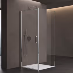Cabine de douche design Ravenna36UK avec mécanisme de levage et d'abaissement Dimensions : 90x70x90 cm| en verre transparent  ...