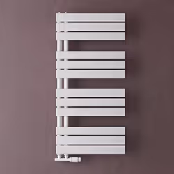 Sogood Radiateur de Salle de Bain Sèche-Serviette 104x50cm Radiateur à Eau Chaude ou Électrique Blanc Sèche-Serviettes Design ...