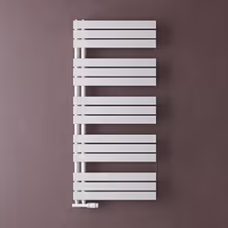 Sogood Radiateur de Salle de Bain Sèche-Serviette 131x60cm Radiateur à Eau Chaude ou Électrique Blanc Sèche-Serviettes Design ...
