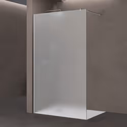 Paroi de douche à l'italienne sérigraphié opaque design Bremen02VS | Dimensions: 140x200cm (Largeur x Hauteur) Verre de sécur ...