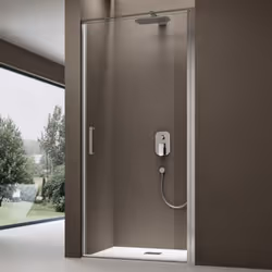 Porte de douche pivotante design doporro Teramo36K | Pare douche pivotante | Idéal pour une douche à l'italienne en niche | O ...