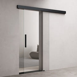 Sogood Porte Coulissante en Verre dIntérieur 1025x205cm Transparent Poignée Barre Porte Glissante Amalfi 20