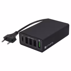 4smarts 460037, Intérieure, Secteur, 15 V, 1,5 m, Noir