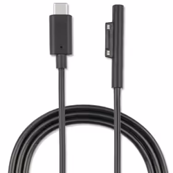 4smarts 468683, Câble de chargement/synchronisation, Microsoft, Surface Pro 6 Pro 5 Pro 4 Pro 3, Surface Book, Surface Go, Su ...