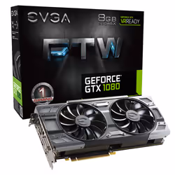 EVGA 08G-P4-6286-KR carte graphique NVIDIA GeForce GTX 1080 8 Go GDDR5X