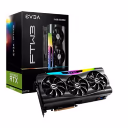 EVGA GeForce RTX 3090 Ti FTW3 GAMING, GeForce RTX 3090 Ti, 24 Go, GDDR6X, 384 bit, 7680 x 4320 pixels, PCI Express x16 4.0