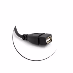 SYSTEM-S 53526040 câble USB 0,2 m USB 2.0 USB A Noir