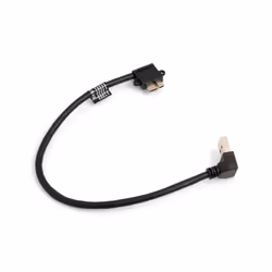SYSTEM-S 53526115, 0,27 m, USB A, Micro-USB B, USB 3.2 Gen 1 (3.1 Gen 1), Noir