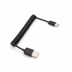 SYSTEM-S 51801495, 1 m, USB C, USB A, USB 2.0, Noir