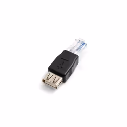 SYSTEM-S 54273953, USB A, RJ45, Noir