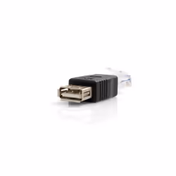 SYSTEM-S 54273953 changeur de genre de câble USB A RJ45 Noir