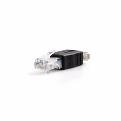 SYSTEM-S 54273953 changeur de genre de câble USB A RJ45 Noir