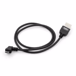 SYSTEM-S 46905490, 0,5 m, USB A, Micro-USB B, USB 2.0, Noir