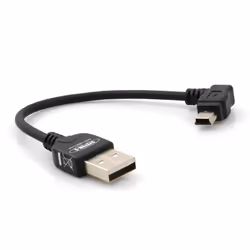 SYSTEM-S 46905501 câble USB 0,1 m Mini-USB A USB A Noir