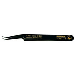Tools for Electronics 5-053-13 Pince brucelle cms 51 sa-esd très pointue, oblique/incurvée 110 mm - Bernstein