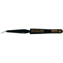 Bernstein Tools for Electronics 5-058-13 Pince brucelle CMS 31b SA pointue, courbée 120 mm
