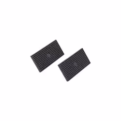 Mâchoires de rechange ESD en plastique 50 mm (paire). À coller, surface striée Nom de la marque : ambre Mâchoires de rechange ...