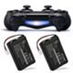 2x Batterie pour Manette PS4 V1 (2013) - DualShock 4 LIP1522 (1300mAh) Batterie de remplacement pour Contrôleur Playstation 4 1ère