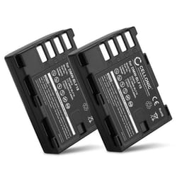 2x Batterie pour Panasonic Lumix DC-GH5 Lumix DMC-GH3 -GH3A -GH3H Lumix DMC-GH4 -GH4A -GH4H -GH4R -GH4U -