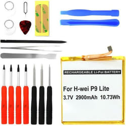 Batterie pour Huawei P20 / P10 / P9 / P Smart / LIte / Y6 7 / Honor 8 9 - HB366481ECW (2900mAh) + Set de micro vissage Rechange