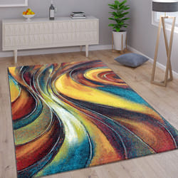 Paco Home - Tapis Moderne De Marque Egayé Mélange De Couleurs Motifs Multicolore 200x290 cm