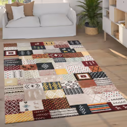 Le mariage parfait des couleurs et des motifs traditionnels Gabbeh donne un tapis qui vous est offert à un prix exceptionnell ...