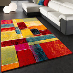 Paco Home - Tapis Moderne Splash De Marque Coloré Modèle Carrelé Neuf eo 240x330 cm