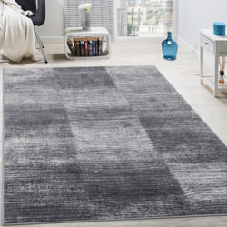Paco Home - Tapis De Créateur Pour Salle De Séjour Modern Motif à Carreaux En Gris Noir 60x100 cm