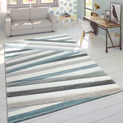 Description générale Découvrez nos tapis à poil ras au design unique, alliant lignes modernes et couleurs pastel pour créer u ...