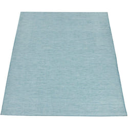 Paco Home - Tapis Intérieur & Extérieur Pour Salon Balcon Terrasse Tissé à Plat Bleu 120x160 cm