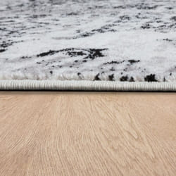 Paco Home - Créateur Tapis Salon Tapis Décorations Vintage Aspect Noir Blanc 160x220 cm