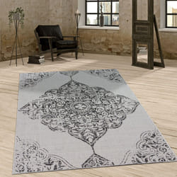 Paco Home - Tapis Intérieur Extérieur Vintage Design Décorations Paisley Motif Élégant Gris 60x100 cm