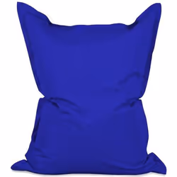 Lumaland pouf intérieur extérieur XXL 380L 140 x 180 cm Bleu roi