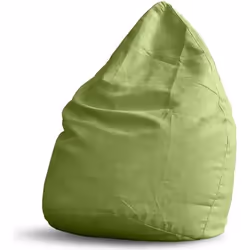 Pouf Poire XL Plus - LUMALAND - Vert - Intérieur - 65 x 80 cm