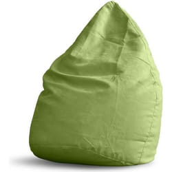Pouf Poire XL Plus - LUMALAND - Vert - Intérieur - 65 x 80 cm