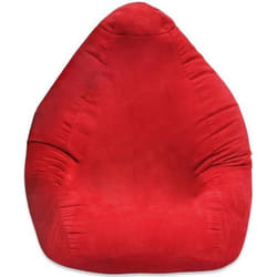Lumaland pouf XL de luxe design de la ligne confort 120L Rouge