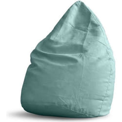 Lumaland Pouf de luxe XL ligne confort 120L Turquoise