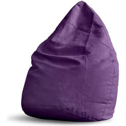 Lumaland pouf XL de luxe design de la ligne confort 120L Violet