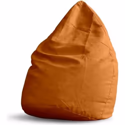 Lumaland pouf XL de luxe design de la ligne confort 120L Orange