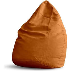 Lumaland pouf XL de luxe design de la ligne confort 120L Orange