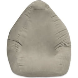 Lumaland pouf XL de luxe design de la ligne confort 120L Gris