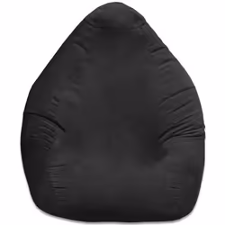 Lumaland pouf XL de luxe design de la ligne confort 120L noir