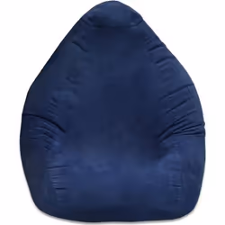 Lumaland pouf XL de luxe design de la ligne confort 120L Bleu marine