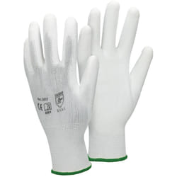 1 paire de Gants de travail en pu, taille 11-XXL, couleur blanc, gants de mécanicien en nylon gants de jard - Ecd Germany