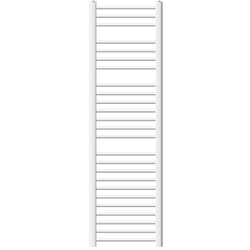 Radiateur Sèche-Serviettes Sahara pour Salle de Bain - 400 x 1500 mm - Blanc - Droit avec Raccordement Latéral - Radiateur Sèche Serviette - Pas