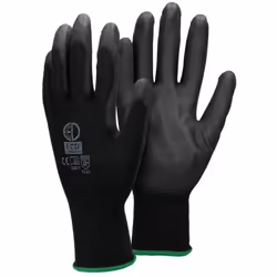 Livraison: 12 x Paires de gants de mécanicien PU noir DIN 11-XXL Propriétés: Revêtement mince de première classe en polyuréth ...